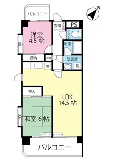 内野ビル【3階】の間取り