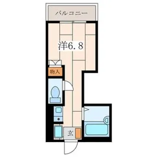 ヴァルト神【2階】の間取り