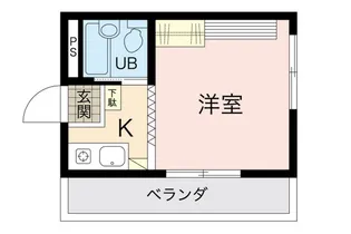 メゾン南観音【3階】の間取り