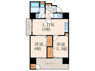 福岡県北九州市小倉北区片野3【マンション】の間取り