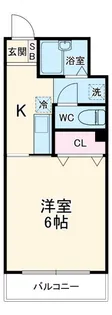 グレイスコート武蔵小杉【2階】の間取り