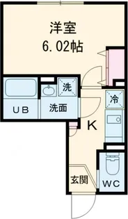 エルファーロ笹塚III【1階】の間取り