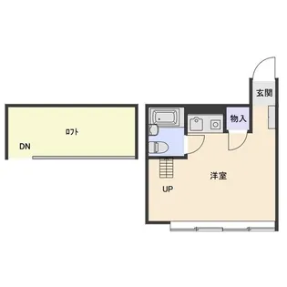 ベルコート岩神【4階】の間取り