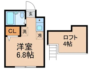 キャトルメゾン野方【2階】の間取り