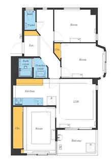 YK Heritage Yakumo【3階】の間取り