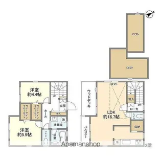 東京都三鷹市井の頭1【一戸建】の間取り