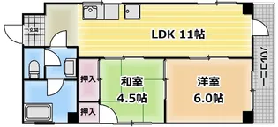 東京都江東区亀戸4【マンション】の間取り
