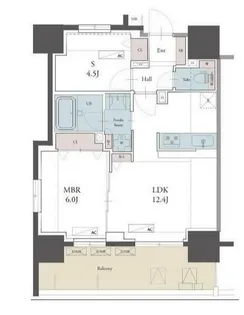ラグゼナ用賀【6階】の間取り