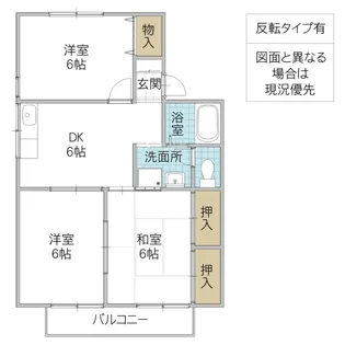 グリーンヒル【2階】の間取り