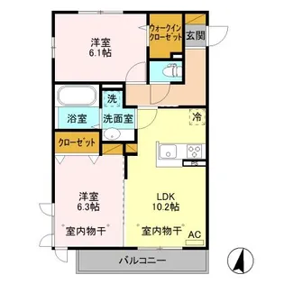 エミネンス 住居【3階】の間取り