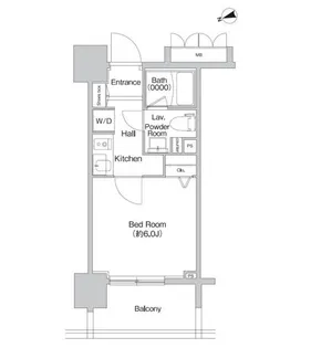 東京都新宿区山吹町【マンション】の間取り
