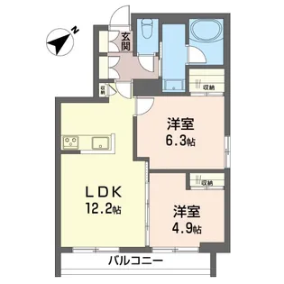 カイ ラニ【2階】の間取り