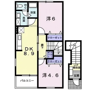 新潟県長岡市寺島町【アパート】の間取り