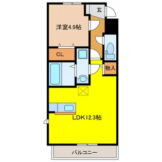 Levante【4階】の間取り