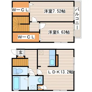 さくら弐番館の間取り