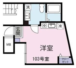 リタ十条【1階】の間取り