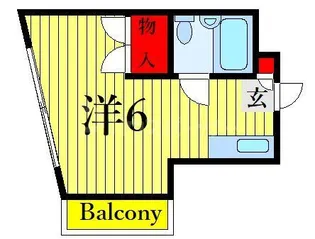エルムーントビサンI【2階】の間取り