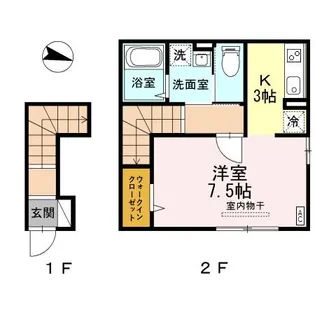 パインハウスIII【2階】の間取り