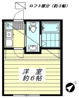 CASA・NICHIBI【1階】の間取り