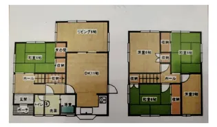 兵庫県丹波篠山市山内町【一戸建】の間取り