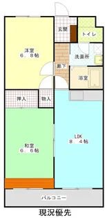 ビューしじみの森【2階】の間取り