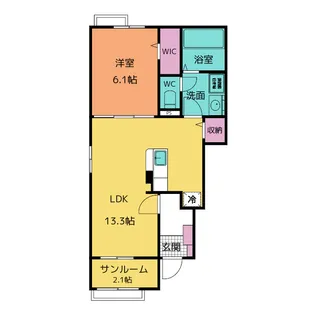 アクティーボ・Y【1階】の間取り