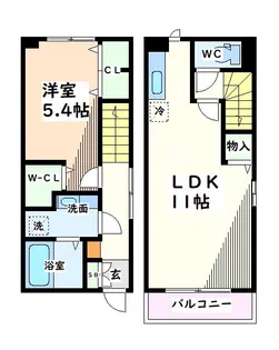 東京都立川市栄町5【アパート】の間取り