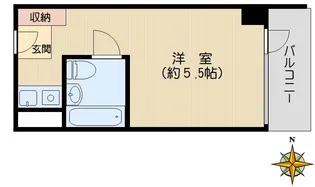 アネックス茗荷谷【9階】の間取り