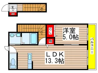 プライマル ヴィエナ【2階】の間取り
