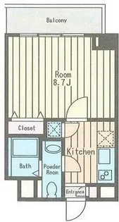 ベルジェ東陽町【5階】の間取り