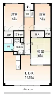 静岡県田方郡函南町仁田【マンション】の間取り