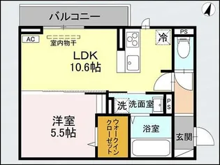 CLASSEUM(クラシアム)幸西III【1階】の間取り