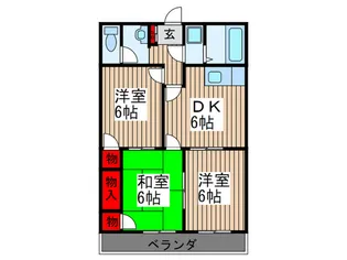 コ-トアヴェニュ-の間取り