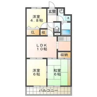 カーサエテルノ【2階】の間取り