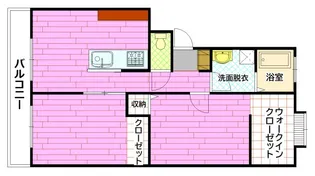 第一八木コーポ【4階】の間取り