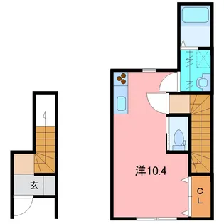 スターガーデン経田【1階】の間取り