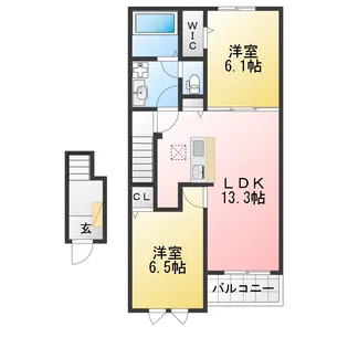 グレイス イケダ【2階】の間取り