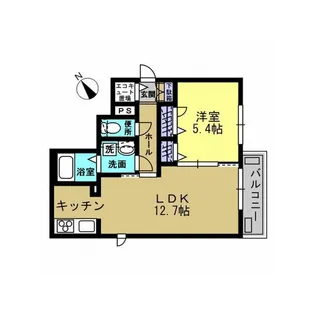 Capeforest【1階】の間取り