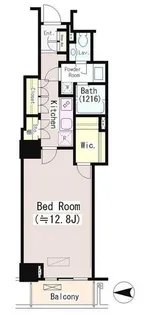 恵比寿ガーデンテラス弐番館【9階】の間取り