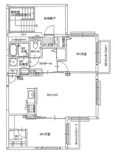 (仮称)lien RESIDENCE 宮田町【3階】の間取り