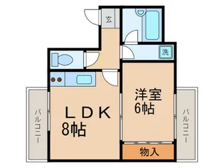 カ-サ茗荷谷【1階】の間取り