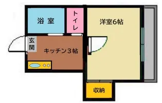 コーワパレス21【1階】の間取り