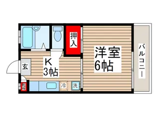 ウィステリア幕張【2階】の間取り