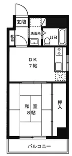 音羽ブリックス【4階】の間取り