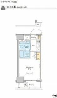 プラウドフラット両国【11階】の間取り