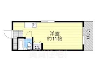 ロイヤル摂津D棟【3階】の間取り