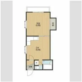 パークフロントA棟・B棟【2階】の間取り