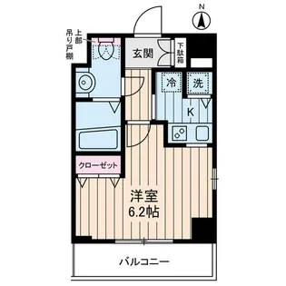 OLIO神田【6階】の間取り
