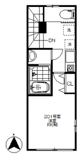 Cloche東小金井【2階】の間取り