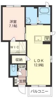 シャルメゾン C【1階】の間取り